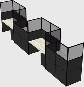 Rectangular cubicles