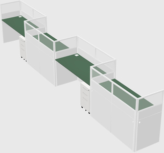 Rectangular cubicles