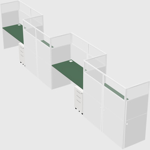 Rectangular cubicles