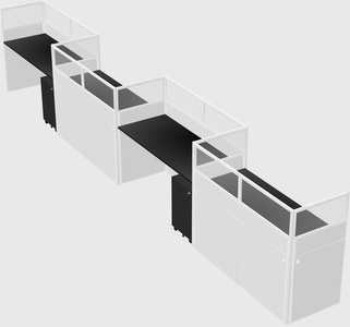 Rectangular cubicles