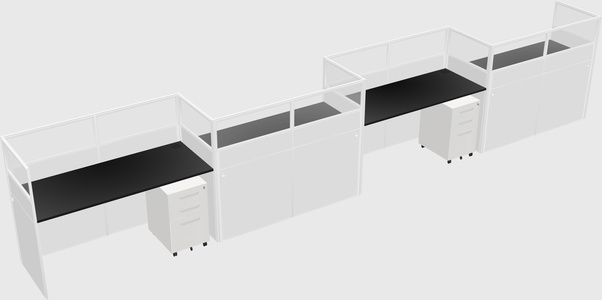 Rectangular cubicles