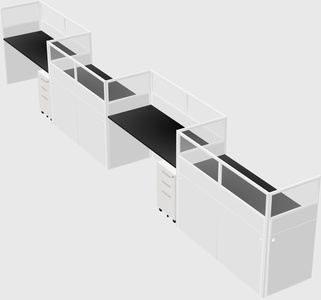 Rectangular cubicles