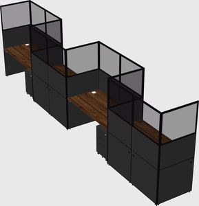 Rectangular cubicles