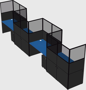Rectangular cubicles