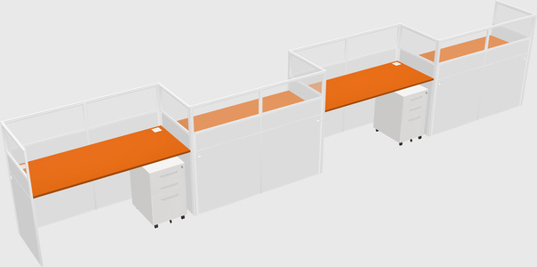 Rectangular cubicles