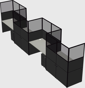 Rectangular cubicles