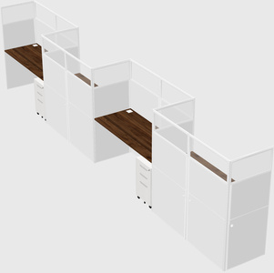 Rectangular cubicles