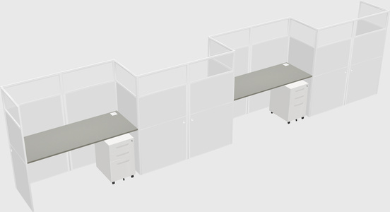 Rectangular cubicles