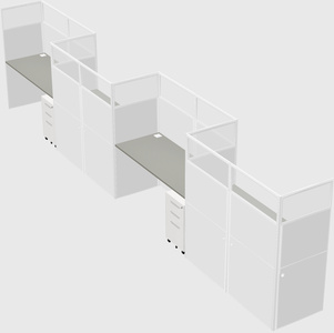 Rectangular cubicles