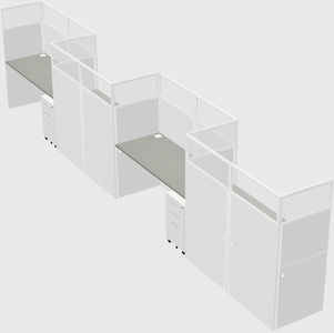Rectangular cubicles