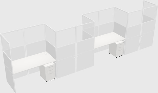 Rectangular cubicles
