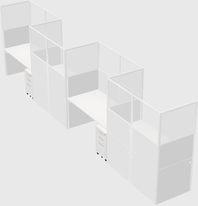 Rectangular cubicles