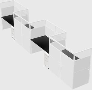 Rectangular cubicles