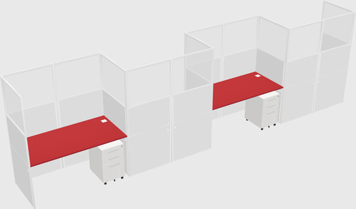 Rectangular cubicles