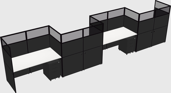 Rectangular cubicles