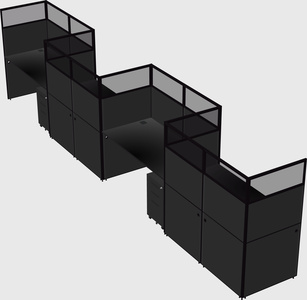 Rectangular cubicles