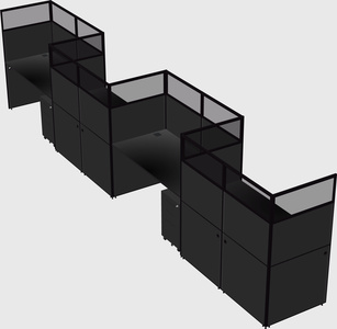 Rectangular cubicles