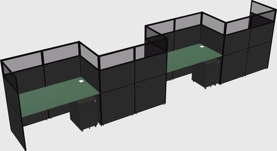 Cabines rectangulaires