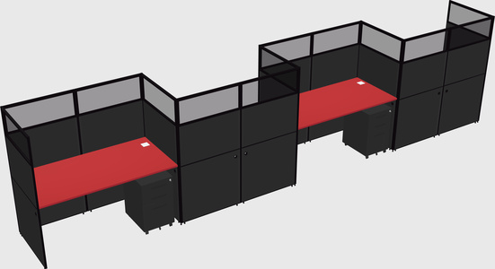 Rectangular cubicles