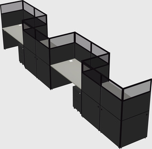 Rectangular cubicles