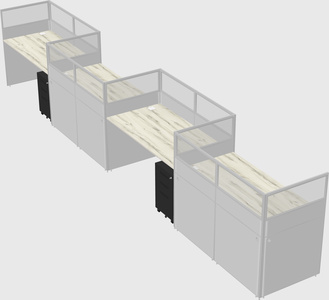 Rectangular cubicles