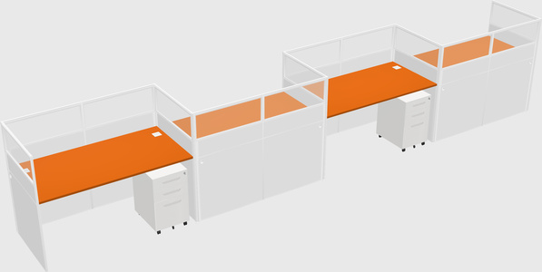 Rectangular cubicles
