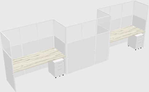 Cabines rectangulaires