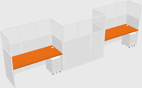 Rectangular cubicles