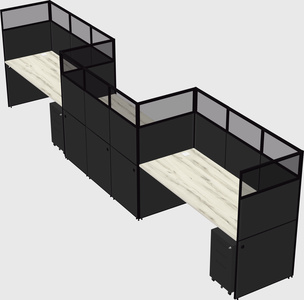 Rectangular cubicles