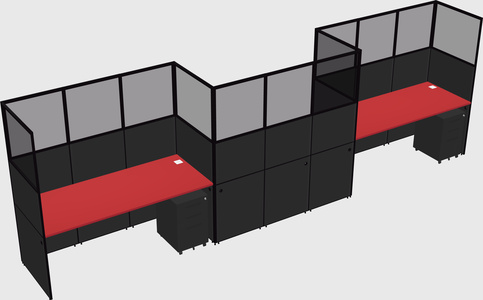 Rectangular cubicles