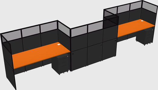 Rectangular cubicles