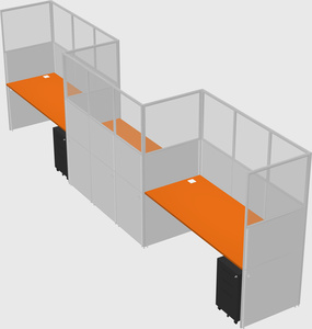 Rectangular cubicles