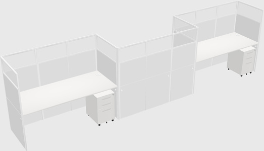 Rectangular cubicles