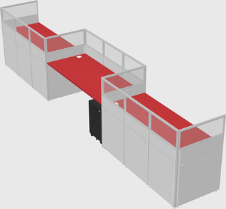 Rectangular cubicles