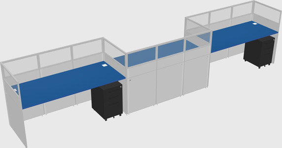 Rectangular cubicles