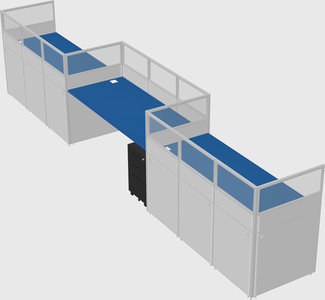 Rectangular cubicles
