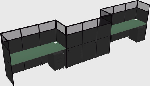Rectangular cubicles