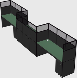 Rectangular cubicles