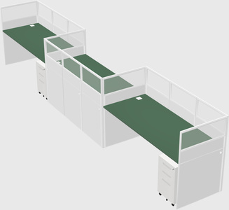 Rectangular cubicles