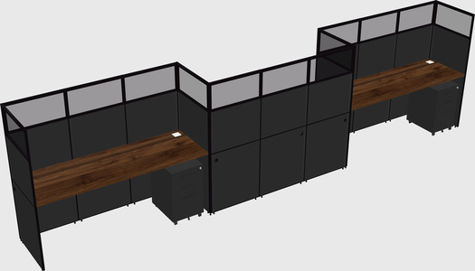 Rectangular cubicles