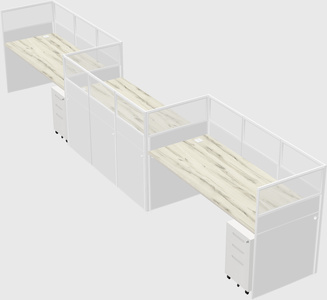 Rectangular cubicles