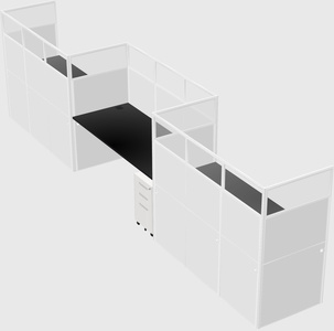 Rectangular cubicles