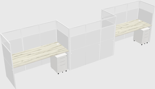 Rectangular cubicles