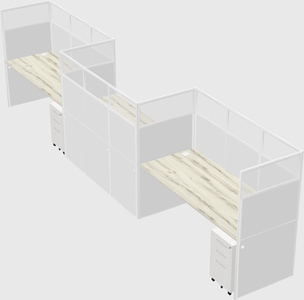 Rectangular cubicles