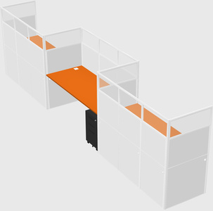 Rectangular cubicles
