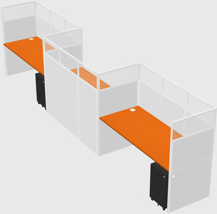 Rectangular cubicles
