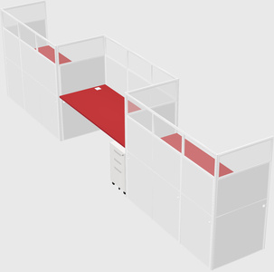 Rectangular cubicles