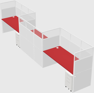 Rectangular cubicles