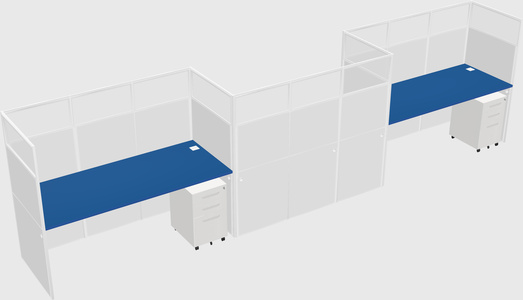 Rectangular cubicles