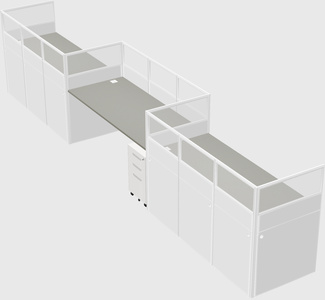 Rectangular cubicles